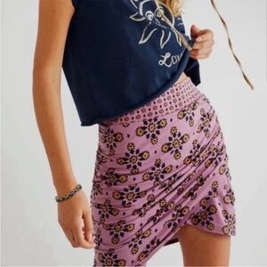 Free People She’s Something Else Printed Skirt